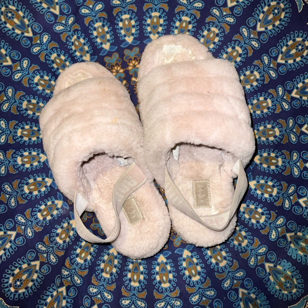 Pink UGG slippers